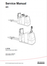 repair manual Toyota LOP20 Service Manual PDF