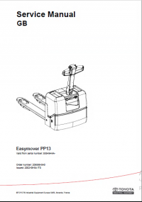 repair manual Toyota Easymover PP13 Service Manual PDF