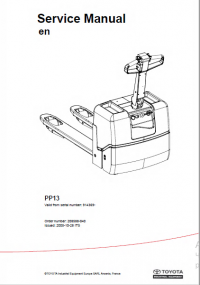 repair manual Toyota PP13 Service Manual PDF