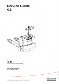 repair manual Toyota PP 13 Service Manual PDF