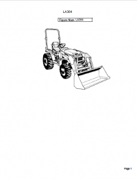 spare parts catalog Kubota LA364 Loader Parts Manual PDF