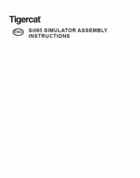 repair manual Tigercat Simulator Si065 Assembly Instructions PDF