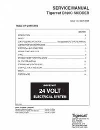 repair manual Tigercat Skidder E620C Service Manual PDF