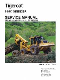 repair manual Tigercat Skidder 615C Service Manual PDF