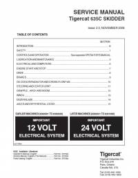 repair manual Tigercat Skidder 635C Service Manual PDF