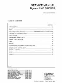 repair manual Tigercat Skidder 630B Service Manual PDF