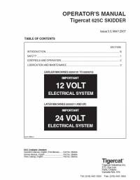 repair manual Tigercat Skidder 625C Operator’s Manual PDF