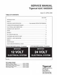 repair manual Tigercat Skidder 620C Service Manual PDF