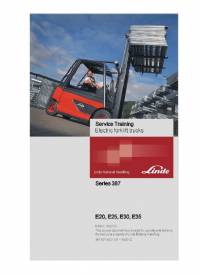 repair manual Linde Electric Forklift Trucks E20, E25, E30, E35 Service Training Manual PDF