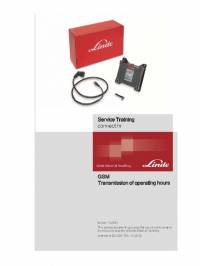 repair manual Linde Connector GSM Service Training Manual PDF