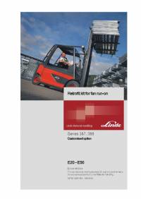 repair manual Linde Forklift Truck E20-E50 Retrofit Kit for Fan Run-On PDF