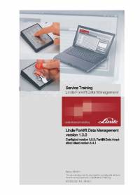 repair manual Linde Forklift Data Management Version 1.3.0 Service Training Manual PDF