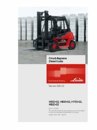 repair manual Linde Diesel Trucks H50D-02, H60D-02, H70D-02, H80D-02 Circuit Diagrams PDF