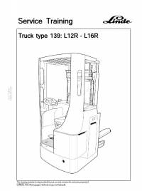 repair manual Linde Truck L12R - L16R Service Training Manual PDF
