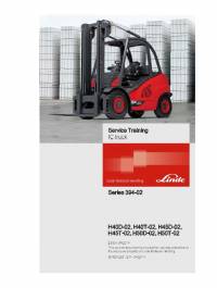 repair manual Linde IC Truck H40D/T-02, H45D/T-02, H50D/T-02 Service Training Manual PDF