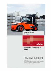 repair manual Linde IC Truck H100, H120, H140, H150, H160 Service Training Manual PDF