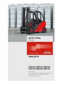 repair manual Linde IC Truck H25D/T-02, H30D/T-02, H35D/T-02 Service Training Manual PDF