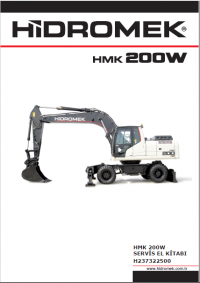 repair manual Hidromek Excavator HMK200W-3 Service Manual Document PDF
