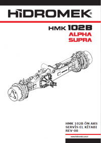 repair manual Hidromek Backhoe Loader HMK 102B front axle Service Manual PDF