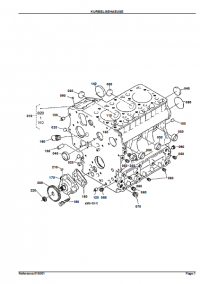 spare parts catalog Kubota K-800 Crankcase Parts Catalog PDF