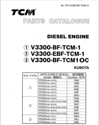 spare parts catalog Kubota V3300-BF, V3300-EBF Diesel Engine Parts Catalog PDF