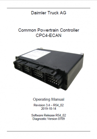 repair manual Mercedes-Benz CPC4-ECAN Manual and Engine Diagnostics PDF
