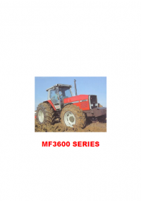 repair manual Massey Ferguson MF 3600 Series Workshop Manual PDF