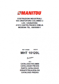 spare parts catalog Manitou Forklift MHT10120 L E3 Parts Manual PDF