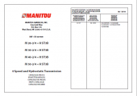 spare parts catalog Manitou Forklift 26/M 30/M 40/M 50-2/4 + H ST3B Parts Manual PDF