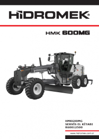 repair manual Hidromek Motor Grader HMK600MG Manual Service Document PDF