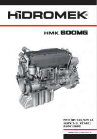 repair manual Hidromek Motor Grader HMK600MG MTU Engine Manual Service Document