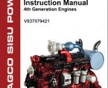 repair manual JCB AGCO 4th Generation Engine SISU Service Instruction Manual PDF