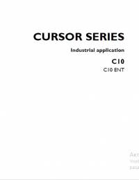 repair manual Iveco CURSOR Series Industrial application C10, C10 EN Technical Repair Manual PDF