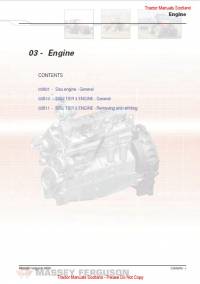 repair manual Massey Ferguson Tractors 8400 Workshop Manual PDF
