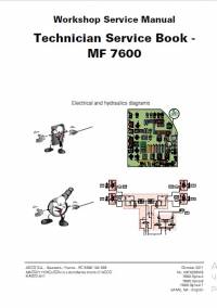 repair manual Massey Ferguson 7600+Challenger MT500D Workshop Manual PDF
