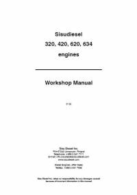 repair manual Massey Ferguson Valmet Sisudiesel 320 420 620 634 Engines Workshop Manual PDF