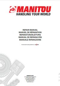 repair manual Manitou  Forklift CD547907EN Repair Manual PDF
