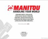 spare parts catalog Manitou Forklift CD547316EN Parts Catalog PDF