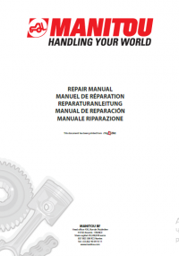 repair manual Manitou Forklift CD647016 Repair Manual PDF