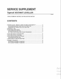 repair manual Tigercat 853T,860T LEVELLER Service Supplement PDF