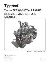 repair manual Tigercat Engine FPT N45,N67 Tier 4i Service and Repair Manual PDF