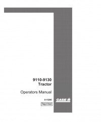 repair manual Case 9110, 9130 Diesel Wheel Tractor Set of Operator’s Manuals in PDF