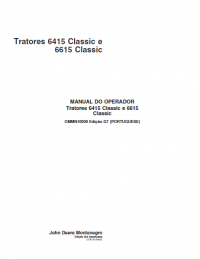 repair manual John Deere 6415 Classic Tractors and 6615 Classic Operators Manual PDF