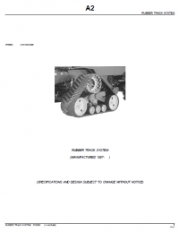 spare parts catalog John Deere RUBBER TRACK SYSTEM parts catalog PDF