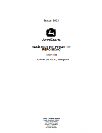 spare parts catalog John Deere Tractors 5703 Parts Catalog PDF