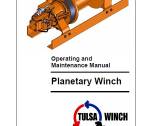 repair manual Tulsa Planetary Winch 3541RL Operating & Maintenance Manual PDF