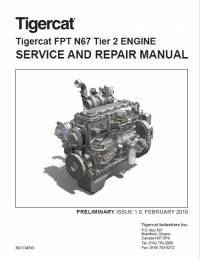 repair manual Tigercat Engine FPT N67 Tier 2 Service & Repair Manual PDF