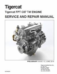 repair manual Tigercat Engine FPT C87 T4f Service & Repair Manual PDF