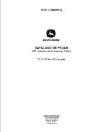 spare parts catalog John Deere 1570 Combines Parts Catalog PDF