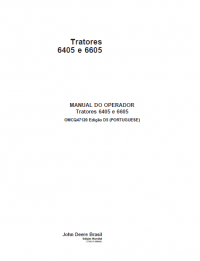 repair manual John Deere 6405 e 6605 Tractors Operators Manual PDF